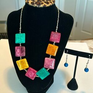Multicolored Necklace Set